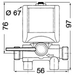 Elettrorubinetto carburante 12 V - immagine 2