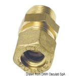 Raccordo dritto maschio 8 mm x 1/4"