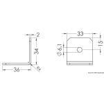 Staffa inox per comando flessibile a distanza - immagine 3