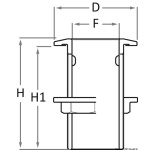 Scarico a mare in bronzo 3" - immagine 3