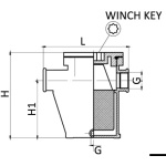 Coperchio di ricambio in policarbonato + guarnizione per filtri 17.641.02/03 - immagine 2