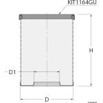 Cestello in inox 316 per filtro Ionio G 2" - immagine 2