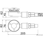 Piletta scarico Whale con sensore "IC" - immagine 3