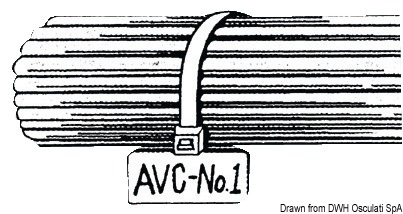 4.2.7 Fascetta con etichetta 2,5 x 110 mm - immagine 1