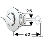 Tappo scarico nylon 25 mm