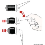 Tappo espansione ottone cromato 34 mm - immagine 2