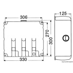 Lavavetri 9,7 l 3 pompe 24 V - immagine 2