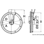 Chiarovisore 24 V luce netta 300 mm - immagine 2