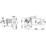 Tergicristallo professionale 12 V 30 W - immagine 2