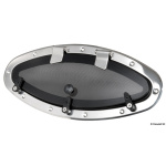 Oblò Bomar inox ellittico 460 x 200 mm