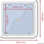 Zanzariera 600 x 600 mm