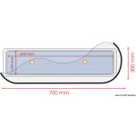 Zanzariera 700 x 300 mm