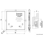 Passo uomo Lewmar Flush Hatch 44 - immagine 2