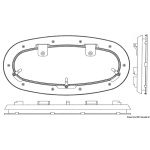 Oblò ellittico Bomar Flagship 418 x 200 mm - immagine 3
