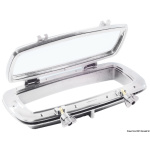 Oblò nylon bianco 400x200 mm