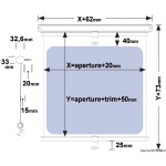 Tenda avvolgibile Oceanair Cabinshade 550 x 600 mm - immagine 3