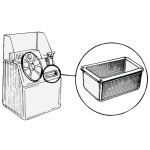 Vano portaoggetti 200 x 100 x 100 mm