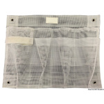 Tasca portaoggetti in tela 390 x 300 mm con scomparti