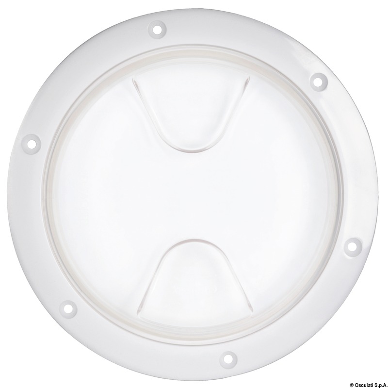 20.205.01_New_13.jpg Tappo ispezione a vite trasparente 125 mm - immagine 1