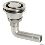 Sfiato inox 90° incassato