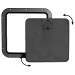 Portello estraibile nero