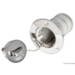 Tappo imbarco ottone cromato Fuel 50 mm - immagine 3