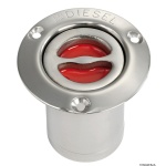 Tappo inox imbarco Diesel 80 mm