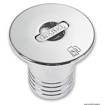 Tappo ottone cromato a filo Diesel 50 mm