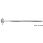 Palo acciaio zincato altezza 160 cm