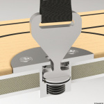 Kit composto da 3 padaye tipo Flush + 3 cinghie grigie 25 mm - immagine 3