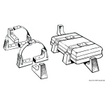 Kit di supporto per zattera rigida