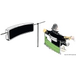 Schienalino bianco per battagliola