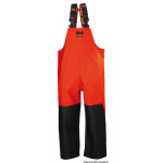 HH Storm Rain BIB arancio/nero 2XL