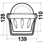 Bussola Riviera BA2 con rosa blu - immagine 2