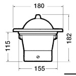 Bussola Riviera 5" BW1 da incasso - immagine 2