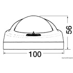 Bussola Riviera Aries nera/bianca/bianca - immagine 2