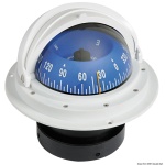 Bussola Riviera 4" con coperchio bianca/blu rosa frontale