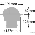 Bussola Ritchie Globemaster 5" incasso nera/nera - immagine 2