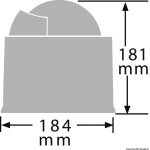 Bussola Ritchie Globemaster 5" chiesuola nera/nera - immagine 2