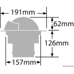 Bussola Ritchie Supersport 5" nera/blu - immagine 2