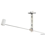 Galleggiante a leva inox 10/180 ohm