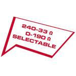 Indicatore carburante 10-180/240-33 ohm nero/lucido - immagine 2