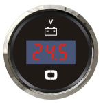 Voltmetro digitale 8/32 V nero/lucida