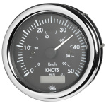 Spidometro 0-50 nodi 12 V nero con totalizzatore - immagine 5