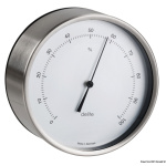 Igrometro Clausen inox satinato/bianco