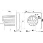 Radio M5B TFT da cruscotto - FM/DAB+/ROS - immagine 2