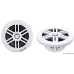 Coppia di casse stereo doppio cono bianche 5,25" - 2X80W