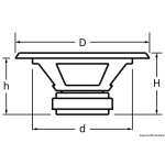 Subwoofer 8" bianco - waterproof - UV resistant - immagine 2