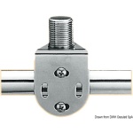 Supporto inox per pulpito perGPS/VHF