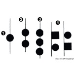 Pallone in policarbonato nero di segnalazione - immagine 2